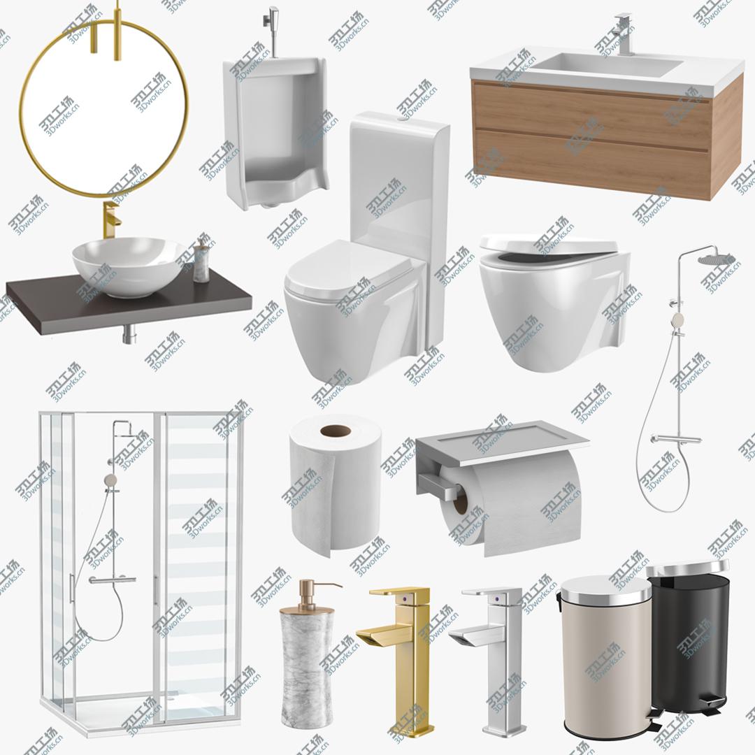images/goods_img/202104094/3D Bathroom Accessories Collection model/1.jpg